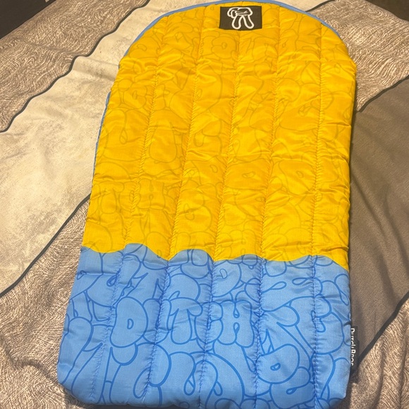 Dutch Bros Blue and Yellow Quilted Pouch for computer - Picture 3 of 3